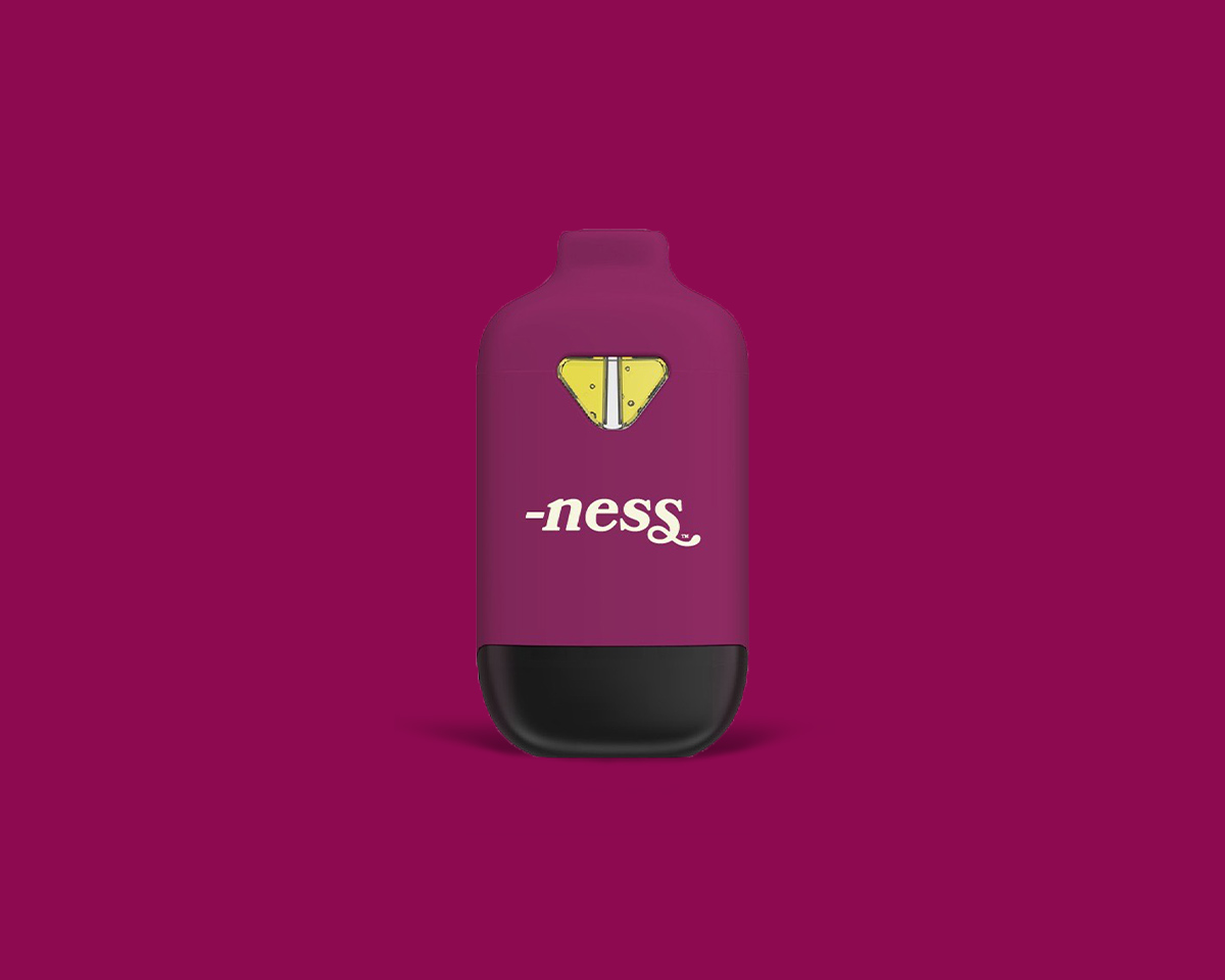 ness Grape Razz Dual Chamber 3-in-1 AIO Vape Cart | ness Cannabis